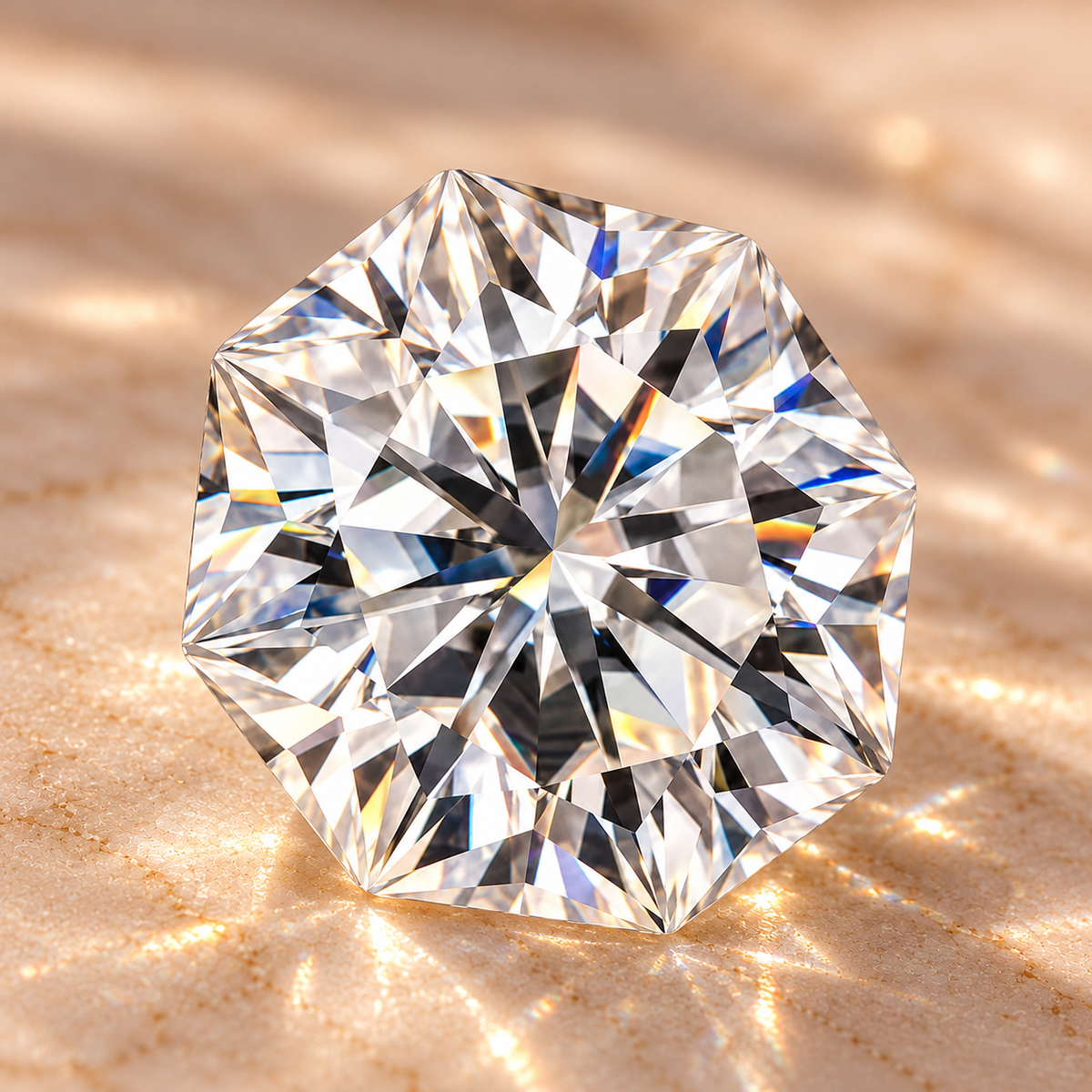 Octagon Cut Loose Moissanite โ D Colour VVS1