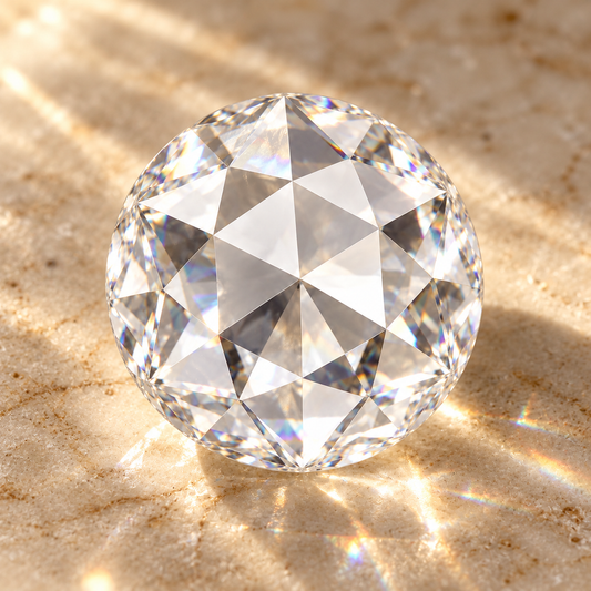 Flat Rose Cut Loose Moissanite – D Colour VVS1