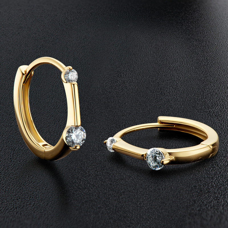 Dazzling Delights 0.26ct Moissanite Hoop Earrings