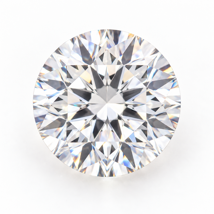 Round Brilliant Cut Loose Moissanite – D Colour VVS1