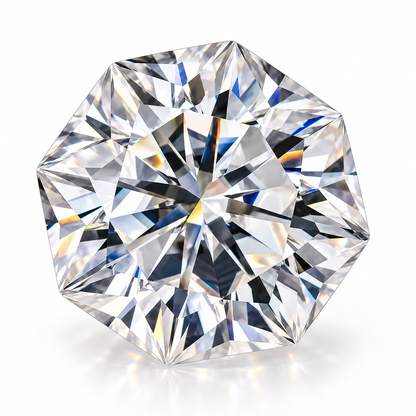 Octagon Cut Loose Moissanite – D Colour VVS1