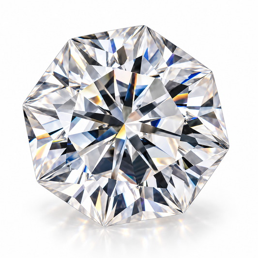Octagon Cut Loose Moissanite – D Colour VVS1