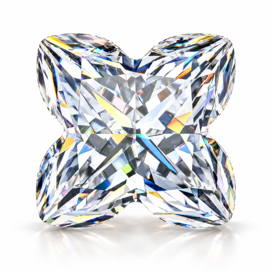 Four Leaf Clover Cut Loose Moissanite – D Colour VVS1