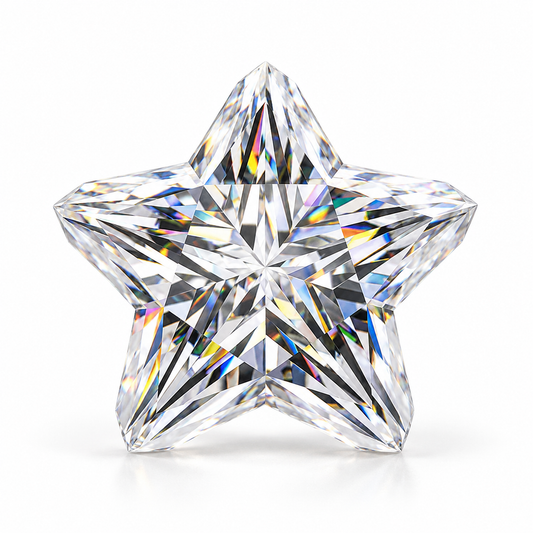 Pentagram Cut Loose Moissanite – D Colour VVS1