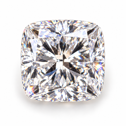 Cushion Cut Loose Moissanite – D Colour VVS1