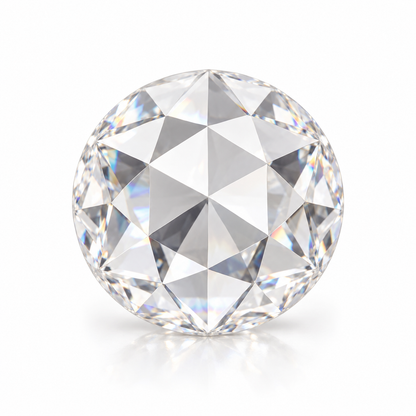 Flat Rose Cut Loose Moissanite – D Colour VVS1