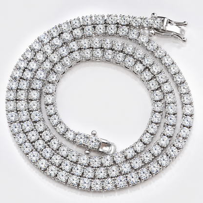 Moissanite Tennis Chain Necklace