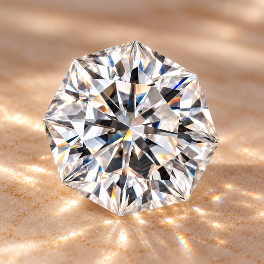 Octagon Cut Loose Moissanite – D Colour VVS1