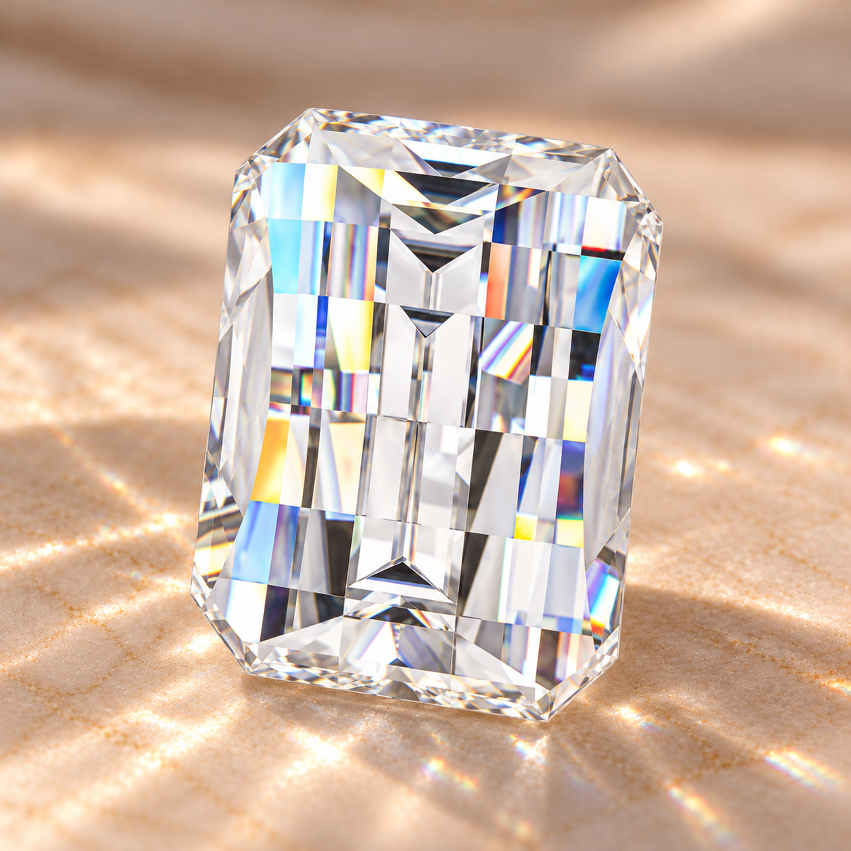Pixel Cut Loose Moissanite – D Colour VVS1