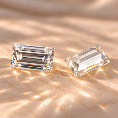 Baguette Cut Loose Moissanite – D Colour VVS1