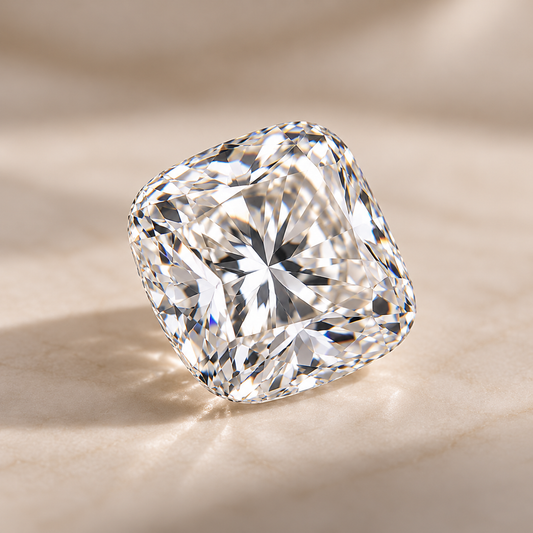 Cushion cut loose moissanite – D Colour VVS1
