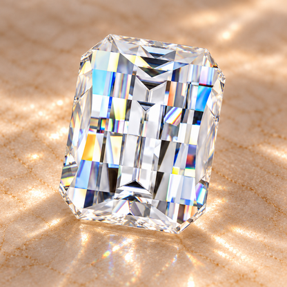 Pixel Cut Loose Moissanite – D Colour VVS1