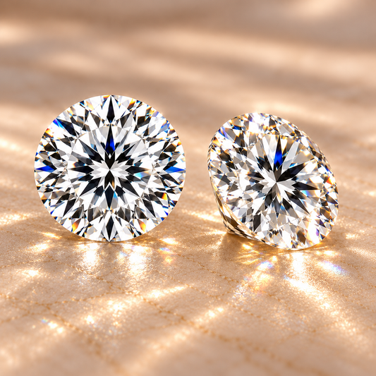 Round Brilliant Cut Loose Moissanite – D Colour VVS1