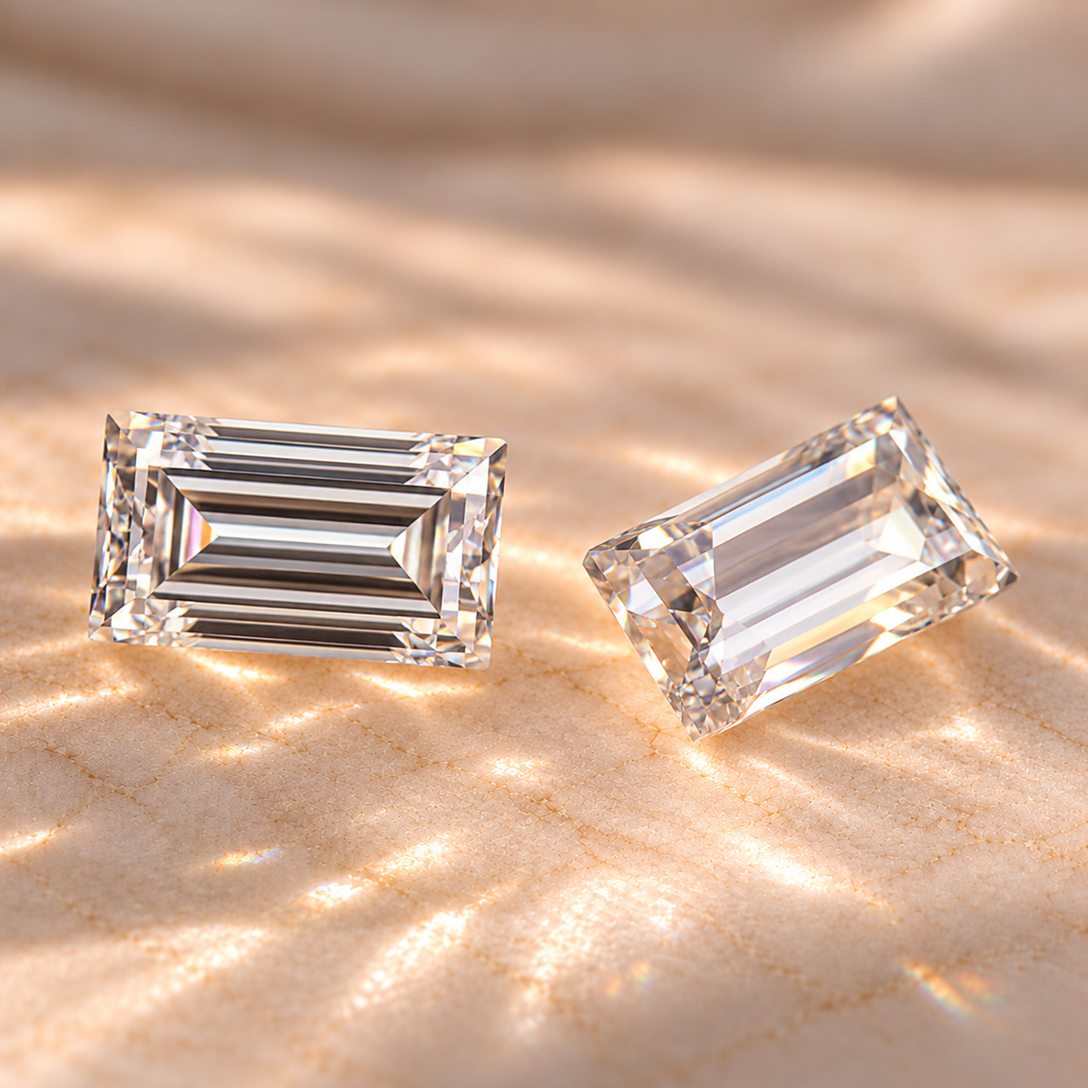Baguette Cut Loose Moissanite – D Colour VVS1