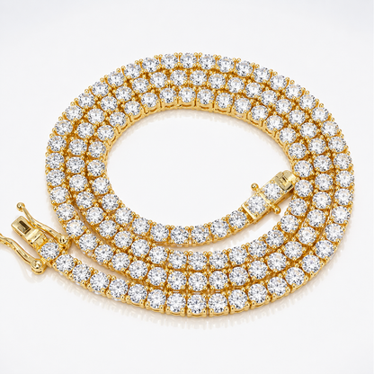 Moissanite Tennis Chain Necklace