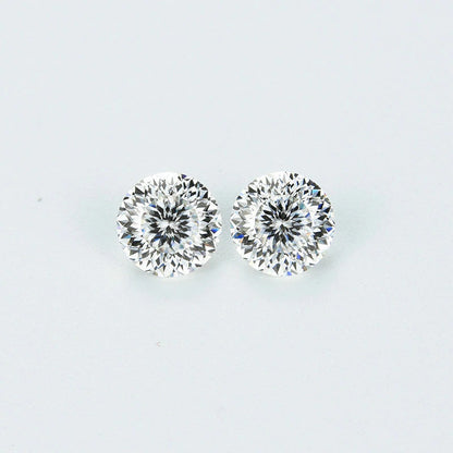 Dazzling Delights Plum Blossom Cut Moissanites